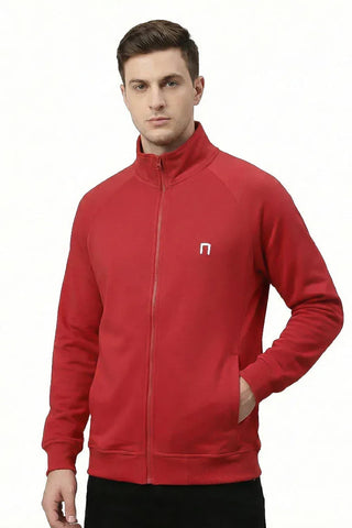 Zip-Up Sweat Jacket for Men