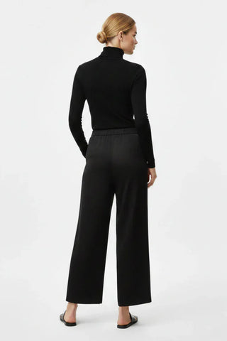 Wide Leg Tailored Trousers for Woman - Black