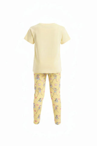 Printed T-Shirt & Leggings Set For Baby Girl