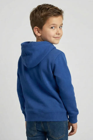 Graphic Hoodie For Boys -Blue