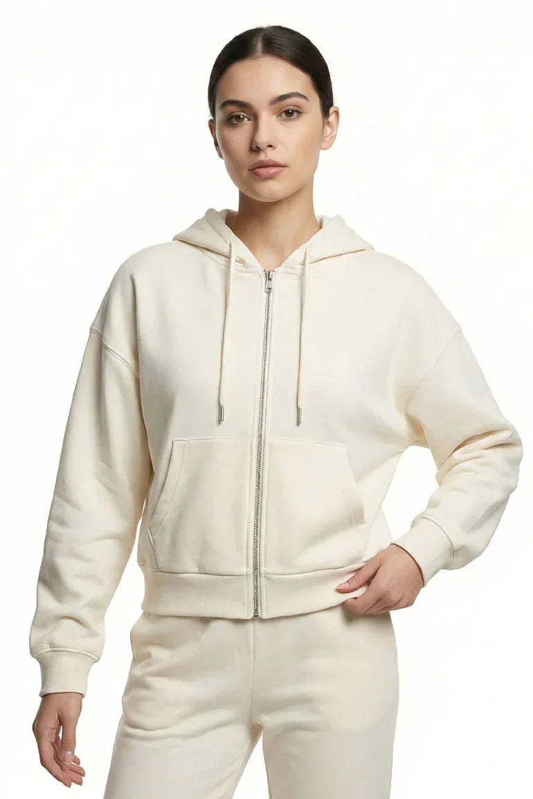 Zip-Up Hoodie Jacket for Women
