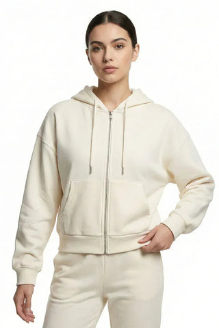 Zip-Up Hoodie Jacket for Women
