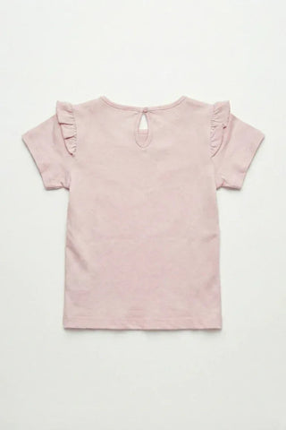 Ruffle Sleeve Tee For Baby Girl