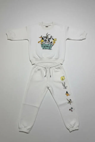 Looney Tunes Co-ord Set For Kids -  Off-White