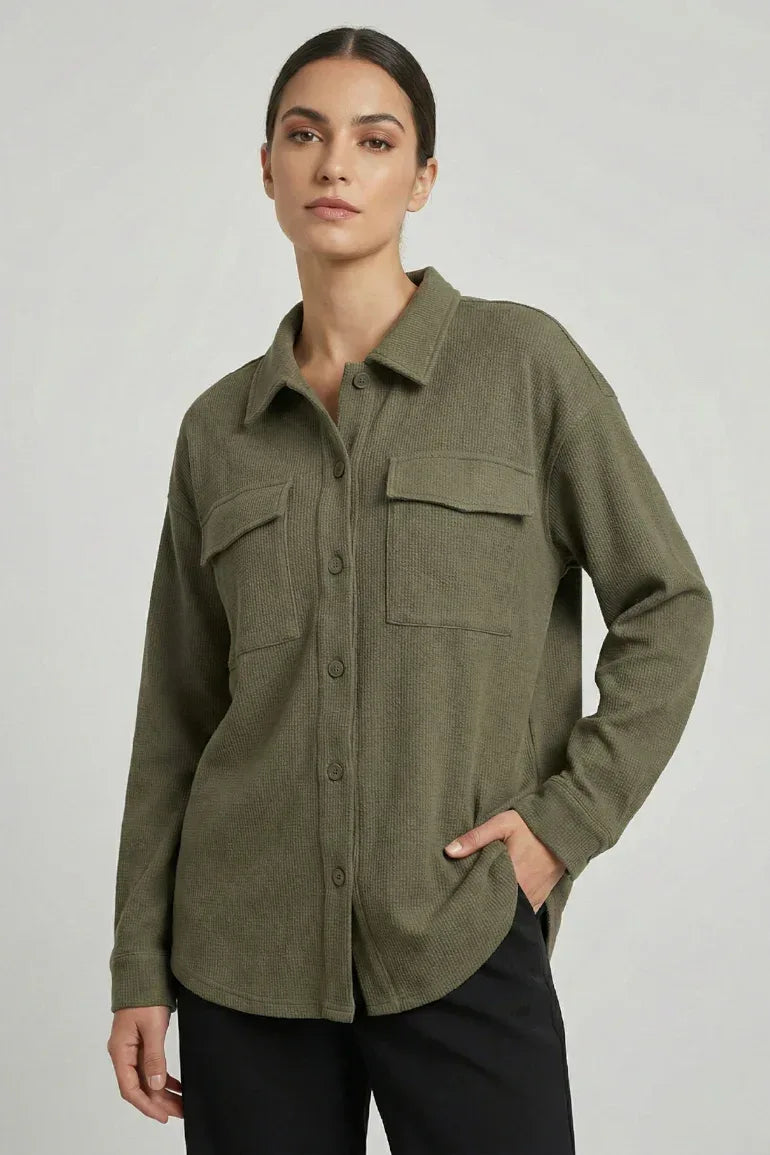 Button-Up Shirt For Women