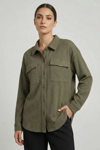 Button-Up Shirt For Women