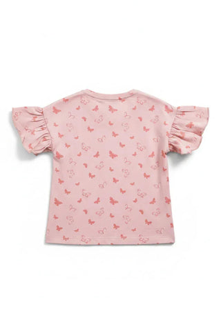 Butterfly Print Top for Baby Girl