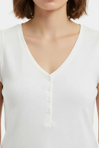 Flutter Sleeve V-Neck Top for Women