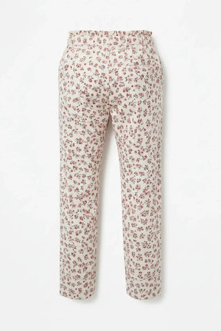 Floral Drawstring Trousers for Girl