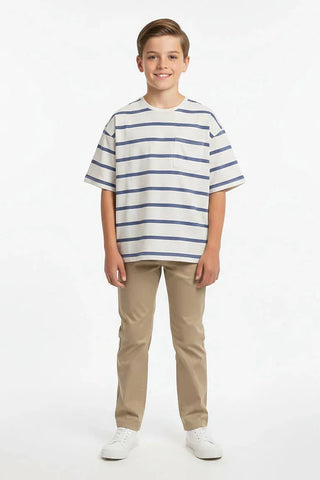 Striped Pocket T-Shirt for Boy