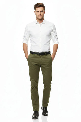 Slim Fit Chinos Pants for Men