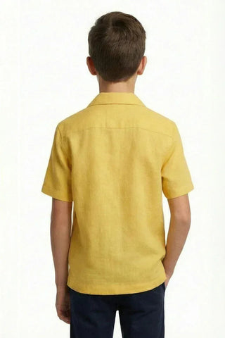 Button-Down Shirt for Boys - Yellow