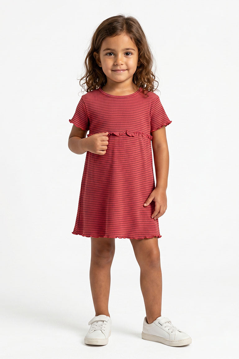  RIBBED DRESS FOR BABY GIRL   MEME