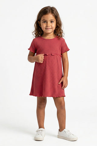  RIBBED DRESS FOR BABY GIRL   MEME