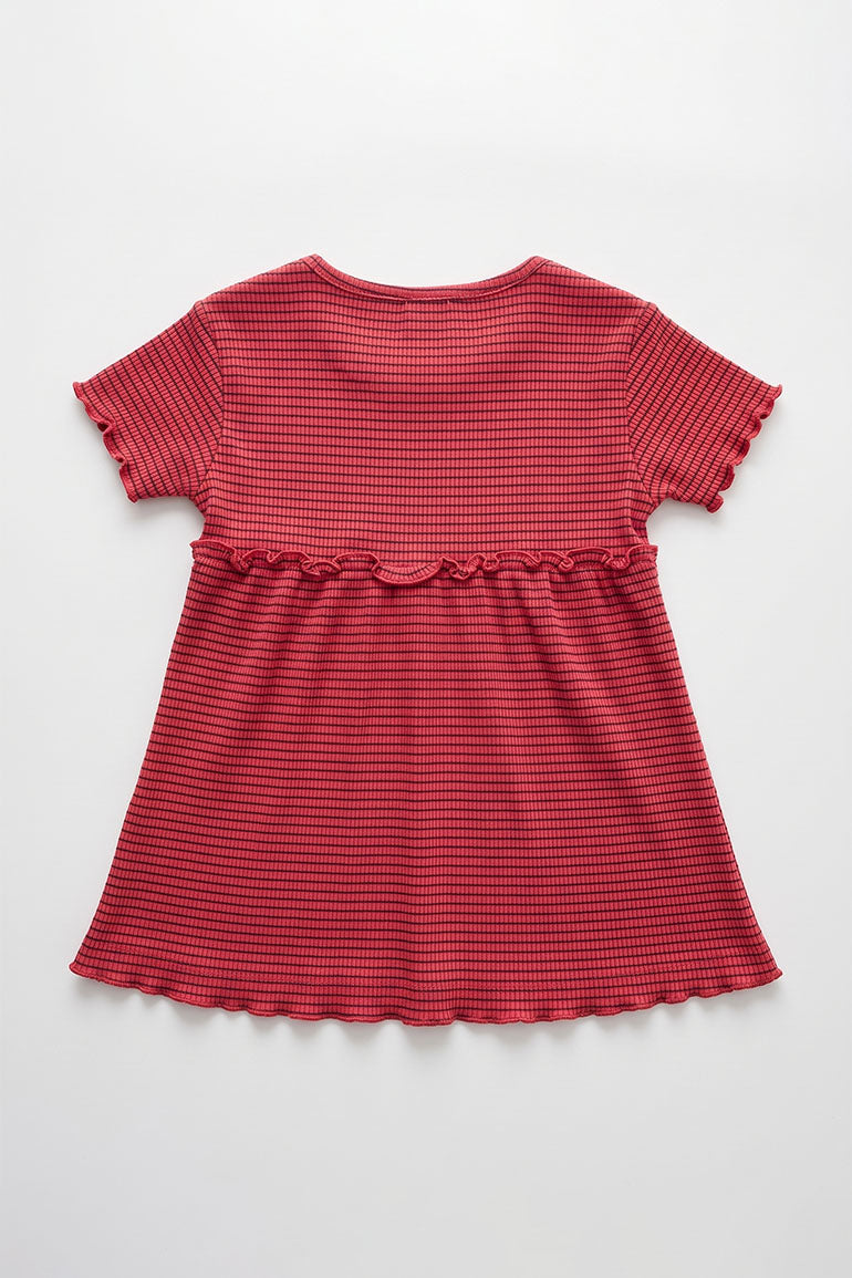  RIBBED DRESS FOR BABY GIRL   MEME