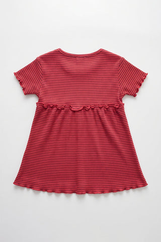 RIBBED DRESS FOR BABY GIRL   MEME
