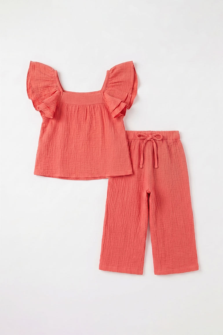  RUFFLED CO-ORD SET FOR BABY GIRL   MEME