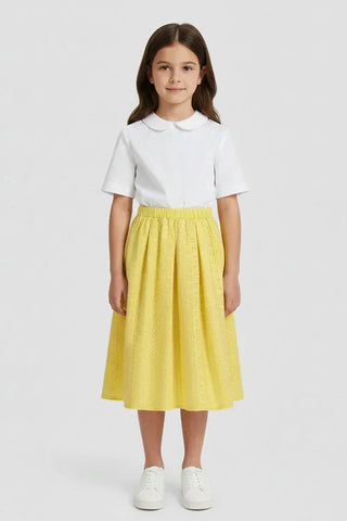 Embroidered Skirt For Girl