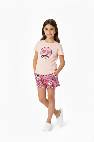 Buffy Emoji Suit For Girl - Pink - MEME