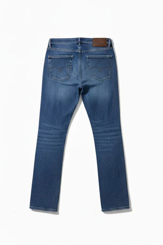Straight Fit Jeans For Women - Mid Blue