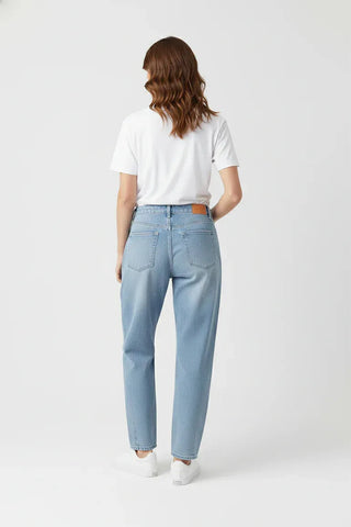 Relaxed Fit Jeans For Women - Light Blue