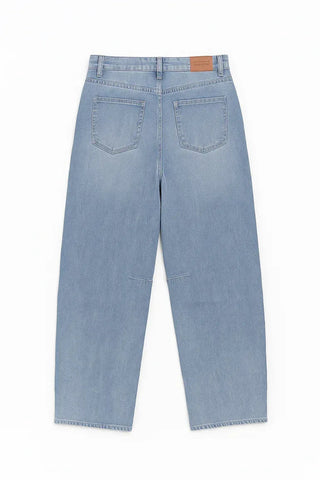 Relaxed Fit Jeans For Women - Light Blue