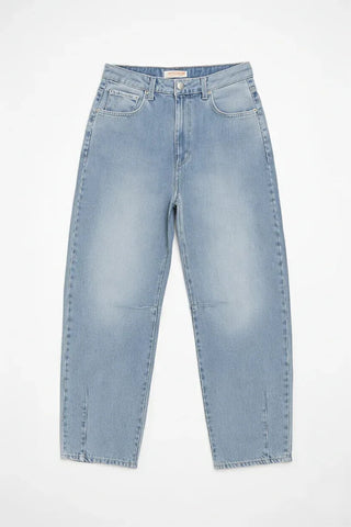 Relaxed Fit Jeans For Women - Light Blue