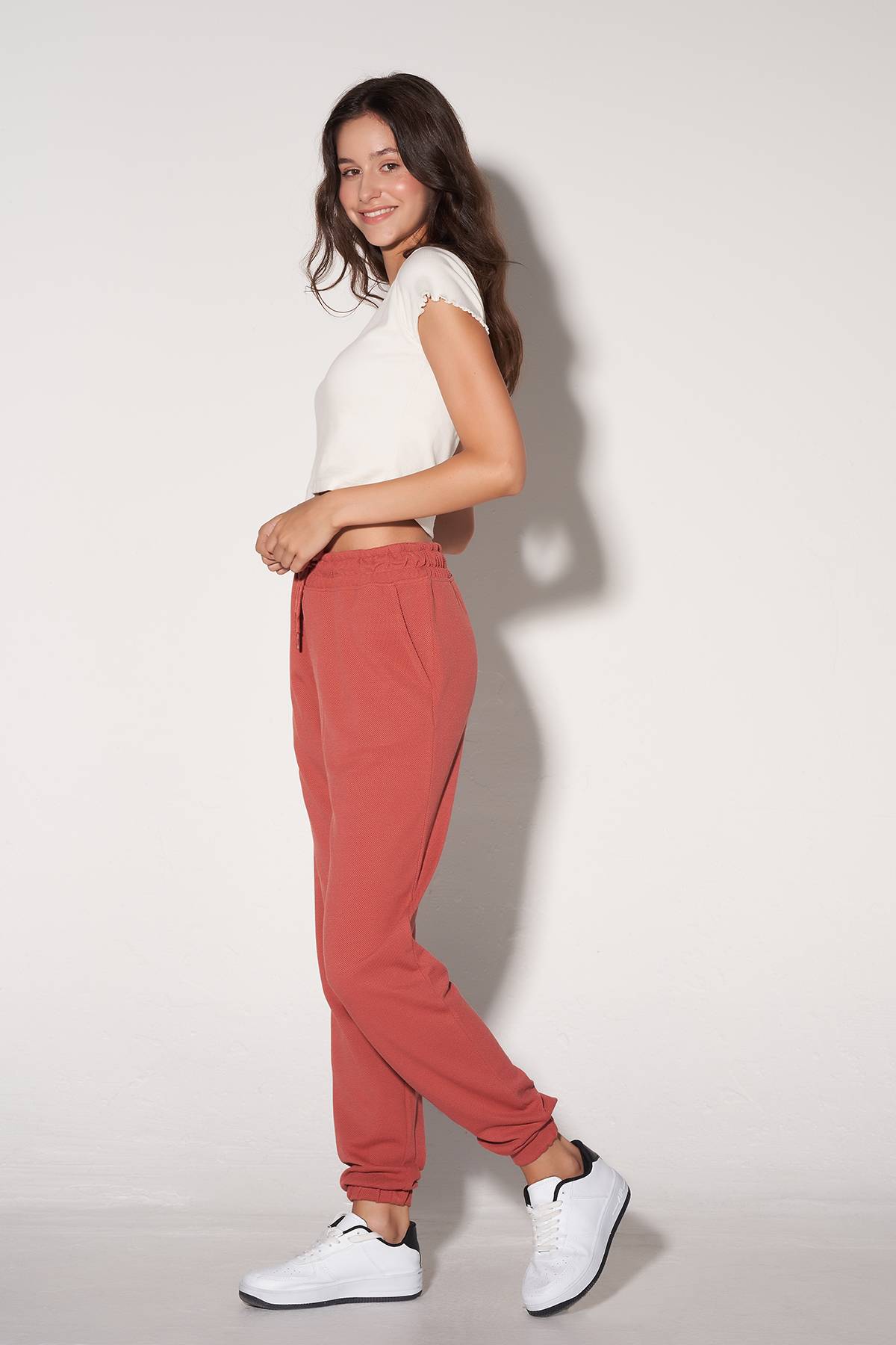 Jogger Trouser For Women - Burgundy