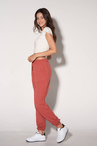 Jogger Trouser For Women - Burgundy