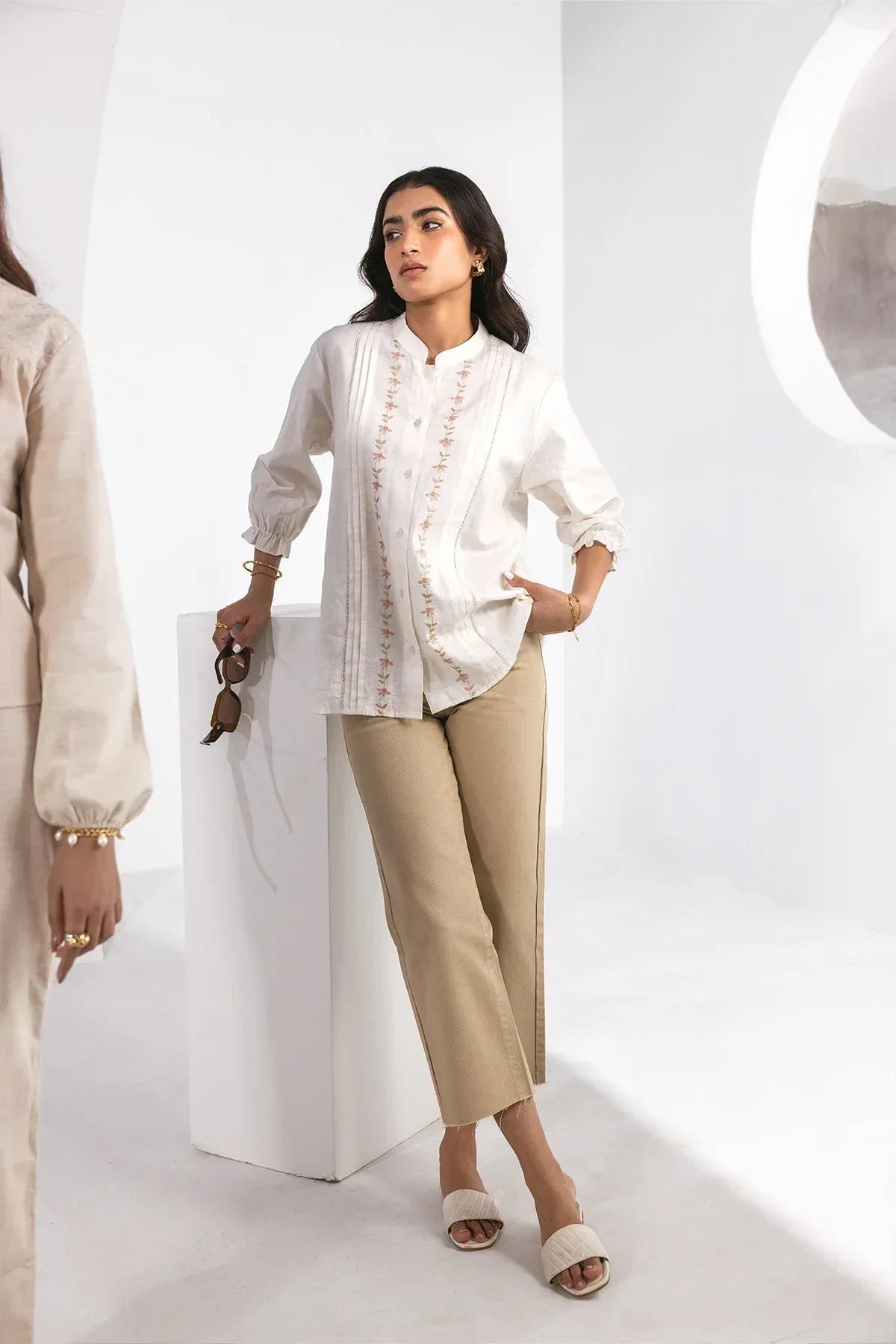 Solid Regular Trouser For Women