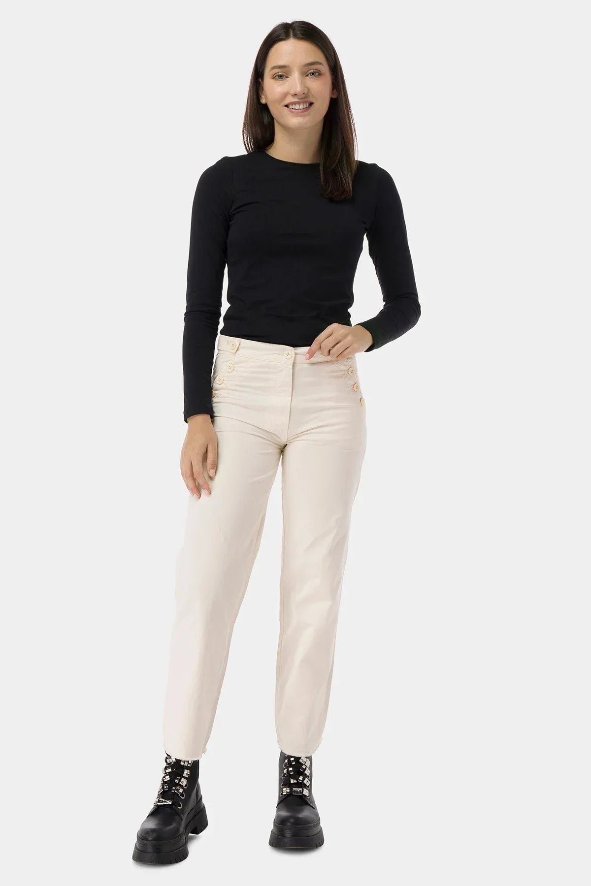 Culottes Trouser For Women - Off White - MEME