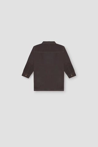 Solid Button Down Shirt For Boy