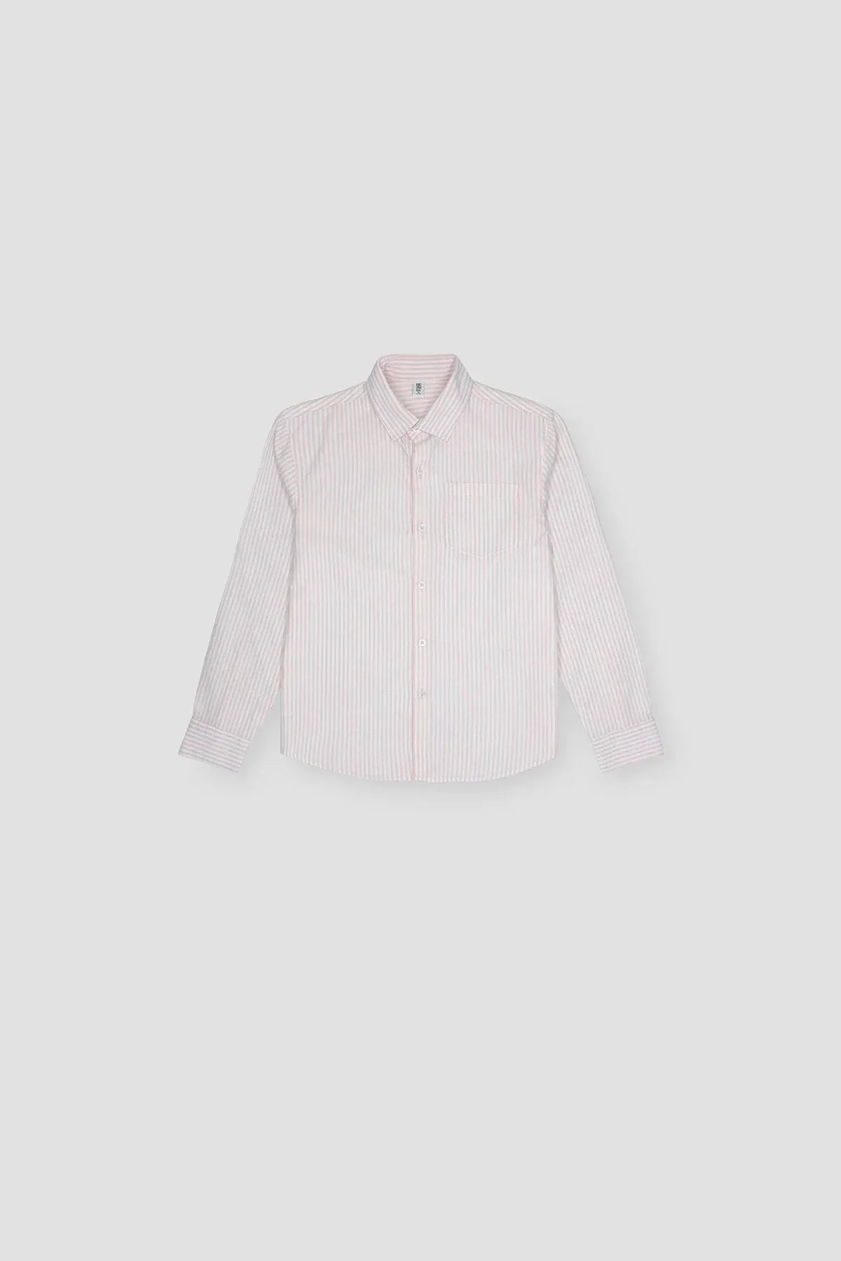 Solid Button Down Shirt For Boy