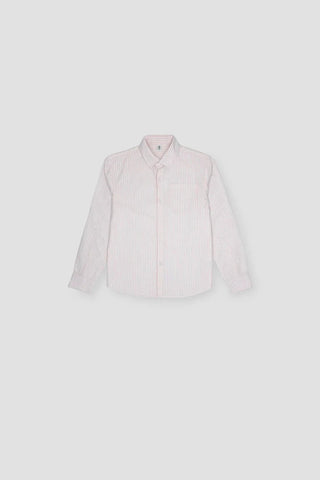 Solid Button Down Shirt For Boy