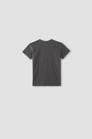 Solid Crew Neck T-Shirt For Boy