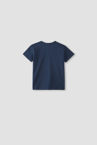 Solid Crew Neck T-Shirt For Boy