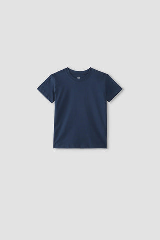Solid Crew Neck T-Shirt For Boy