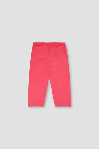 Solid Linen Trouser For Girl