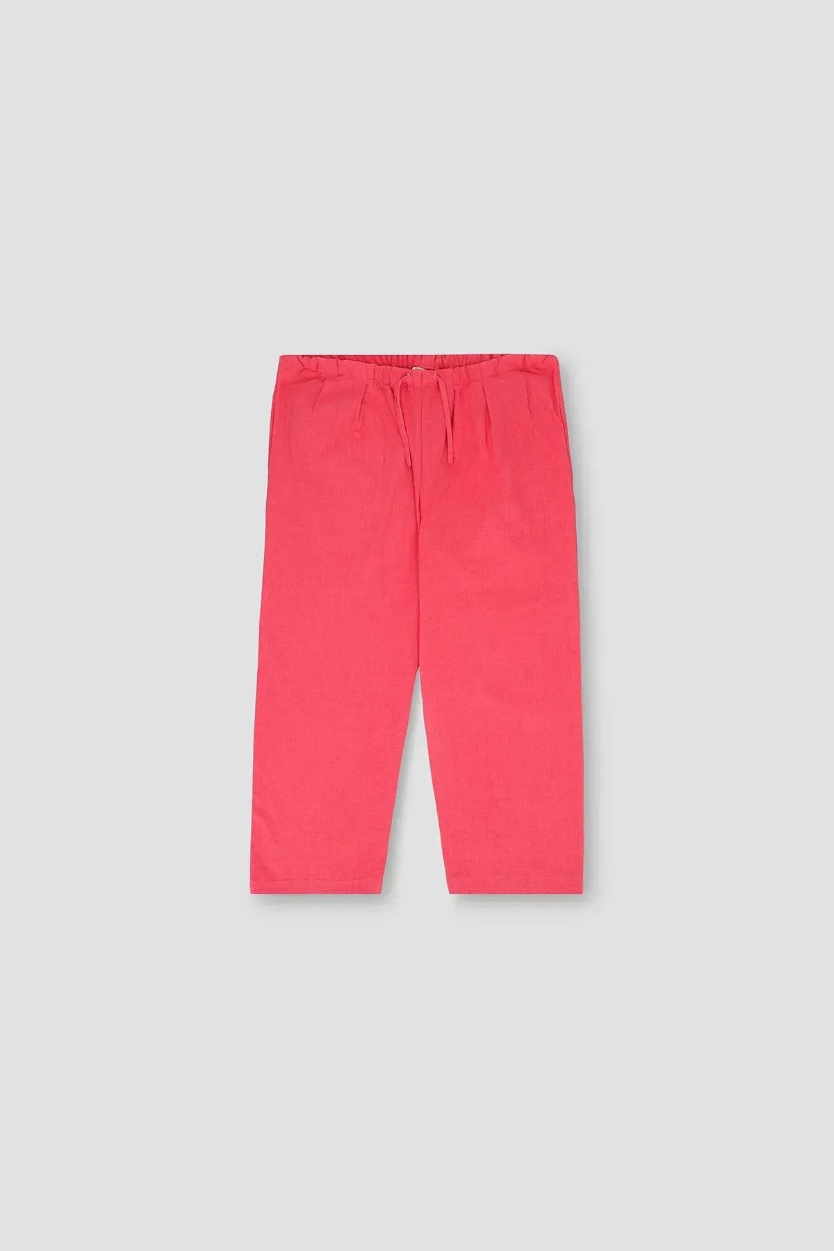 Solid Linen Trouser For Girl