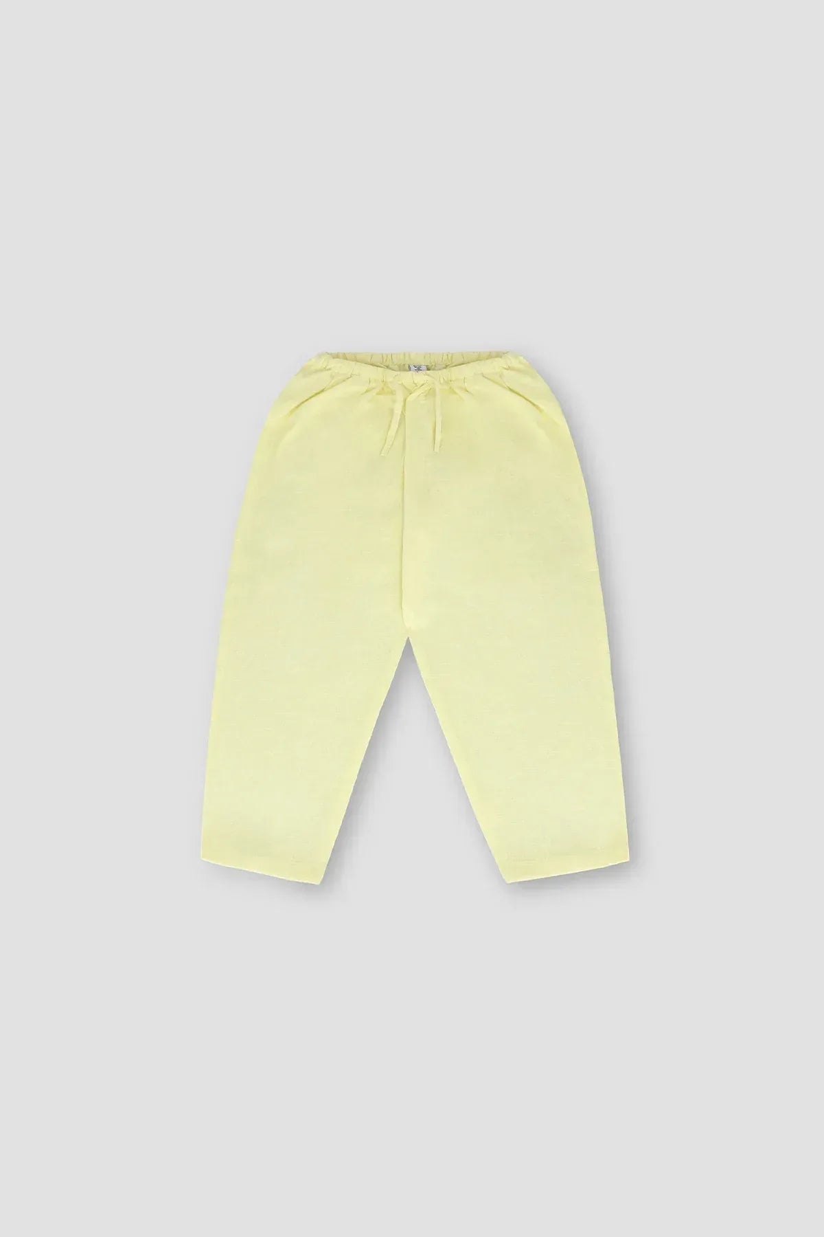Solid Linen Trouser For Girl