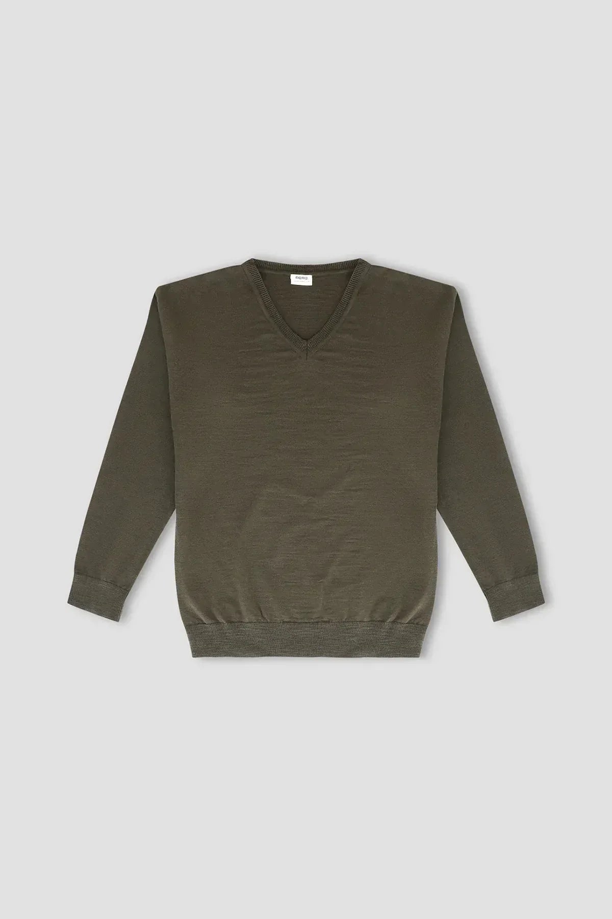 Solid V-Neck Sweater For Men