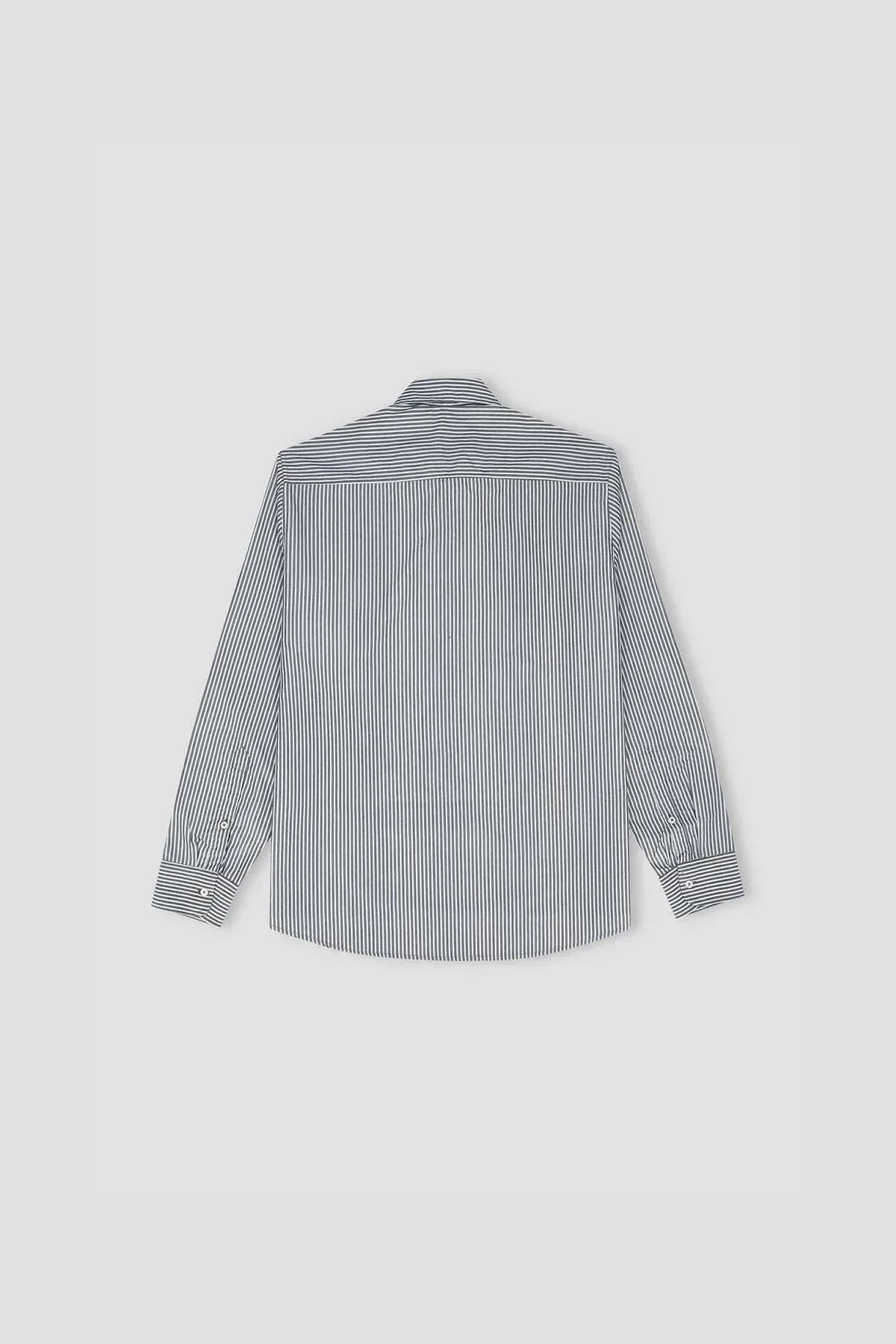 Stripe Shirt For Men - Grey - MEME