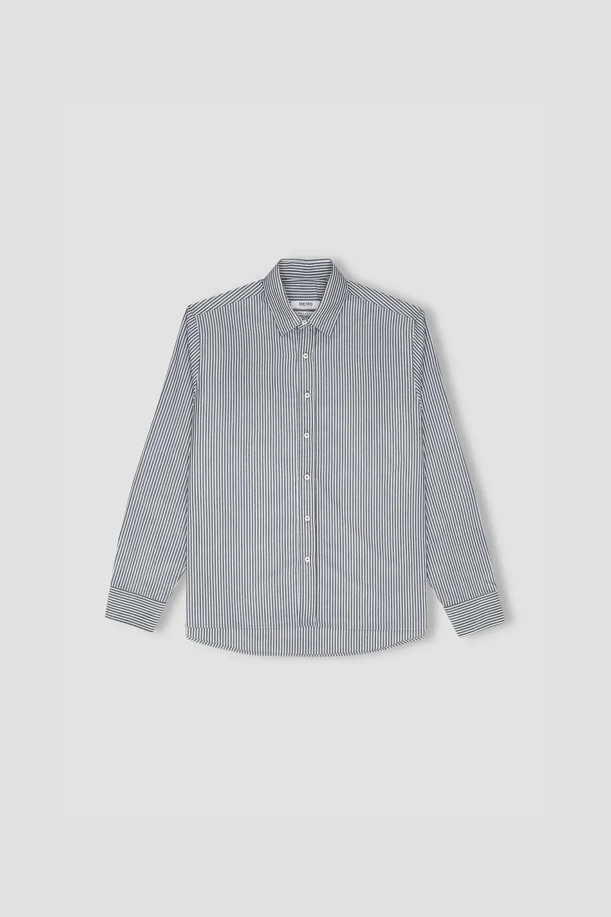 Stripe Shirt For Men - Grey - MEME