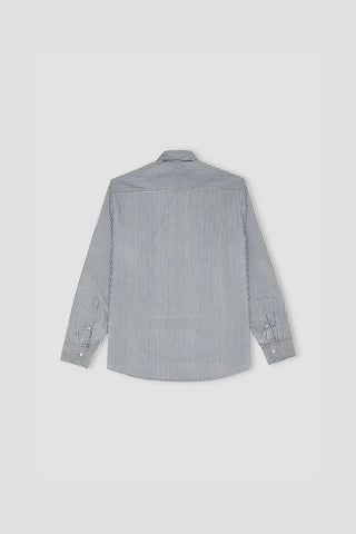 Stripe Shirt For Men - Grey - MEME