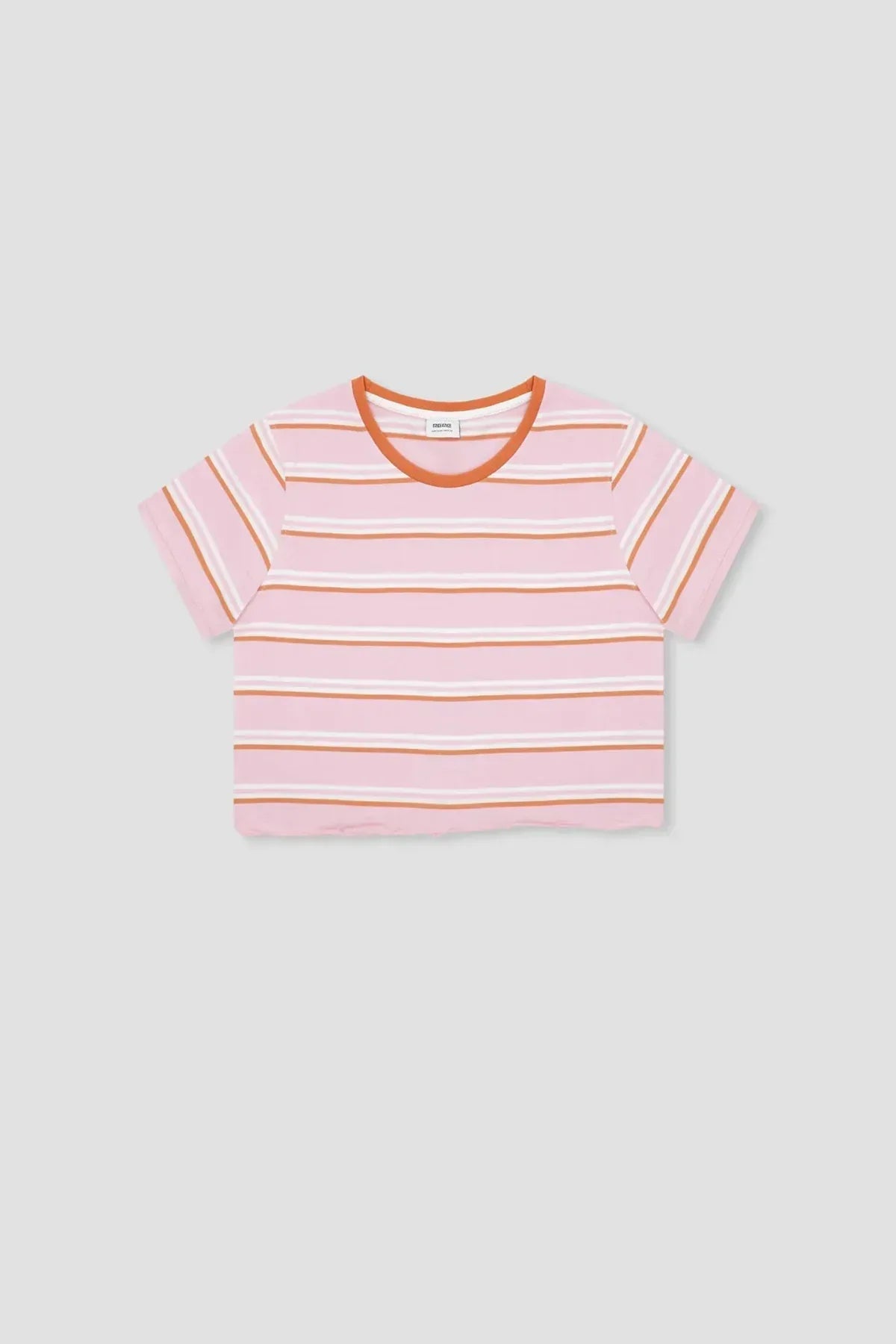Stripe T-Shirt For Women - Coral Gold - MEME