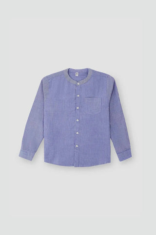 Striped Button Down Shirt For Boy