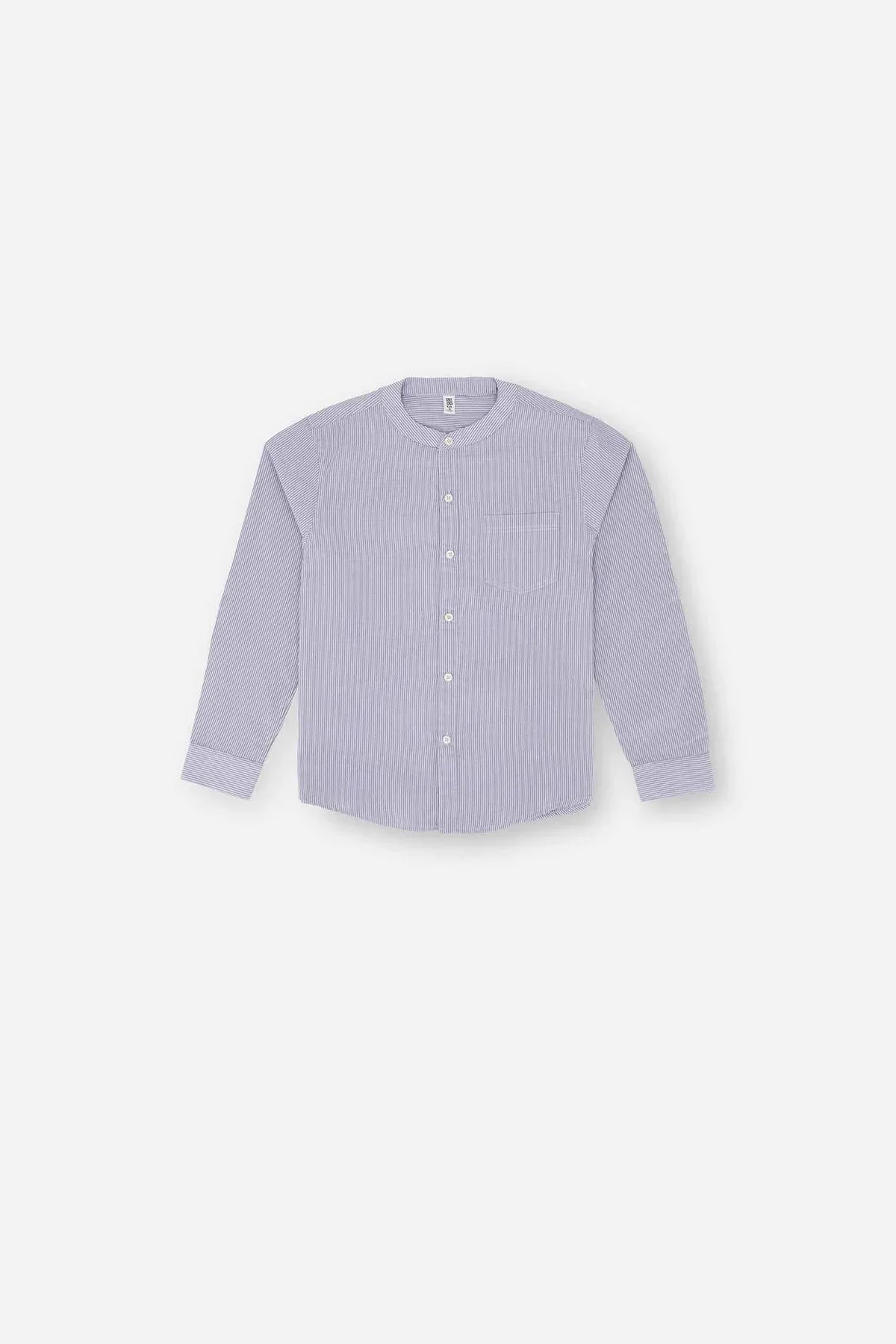 Striped Button Down Shirt For Boy