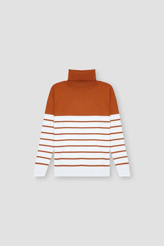 Striped Pullover Sweater For Women