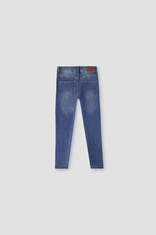 Tapered Slim Fit Denim Jeans For Boy