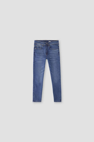 Tapered Slim Fit Denim Jeans For Boy